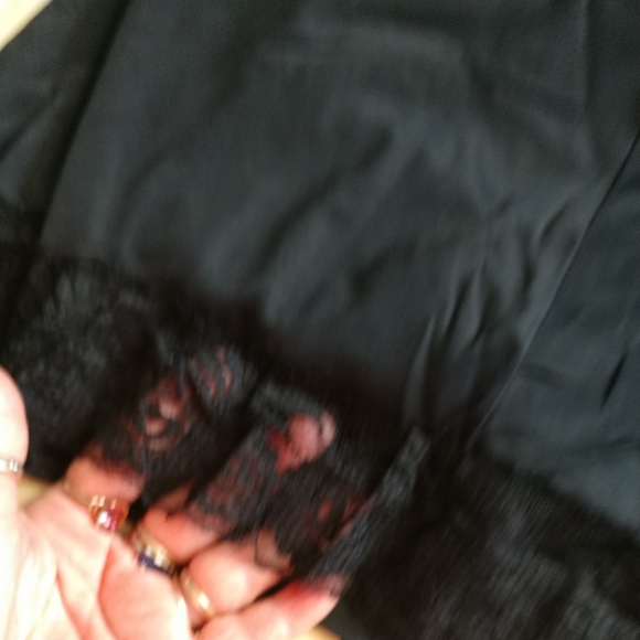 🖤Vintage 1960's Aristocraft by Superior Black Full Slip Size 34" Nylon - Picture 7 of 10